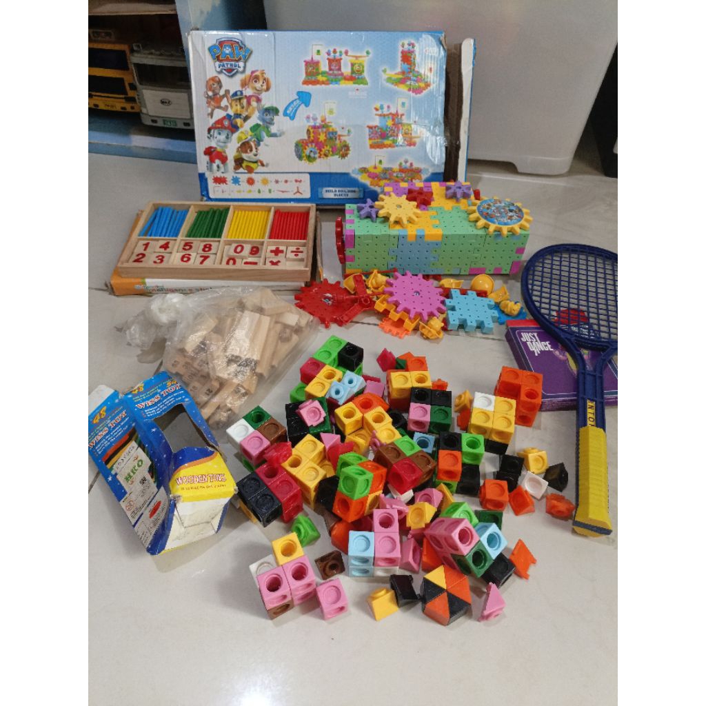 mainan edukasi preloved