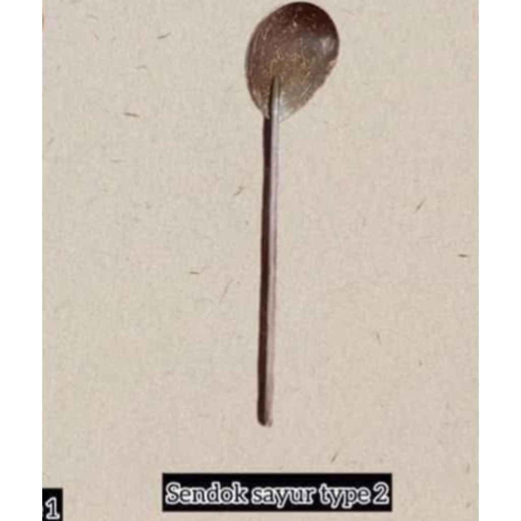 Centong batok kelapa - Irus batok kayu - Sendok sayur - Centong nasi batok