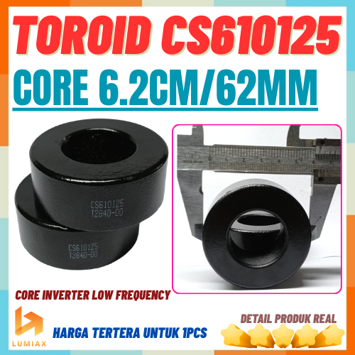 Core ferrite iron core toroid inverter LF induktor core 62mm
