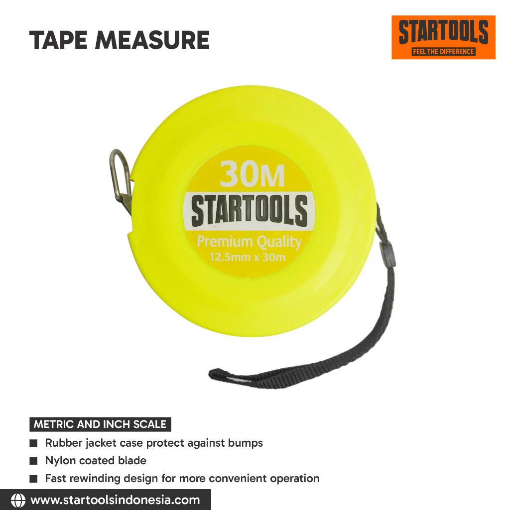STARTOOLS Tape Measure 30Mtr / Meteran 30 Meter