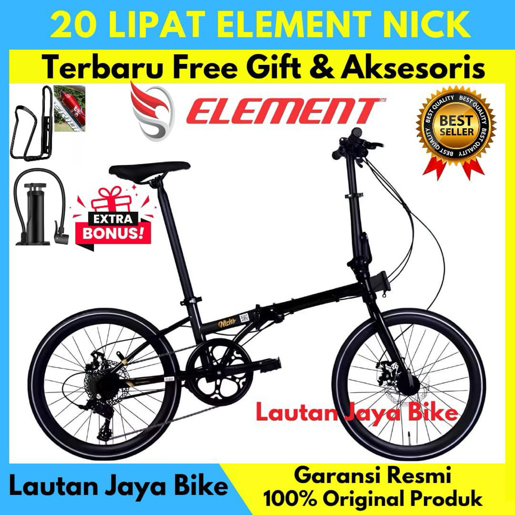 Sepeda Lipat Element Nicks 20inch
