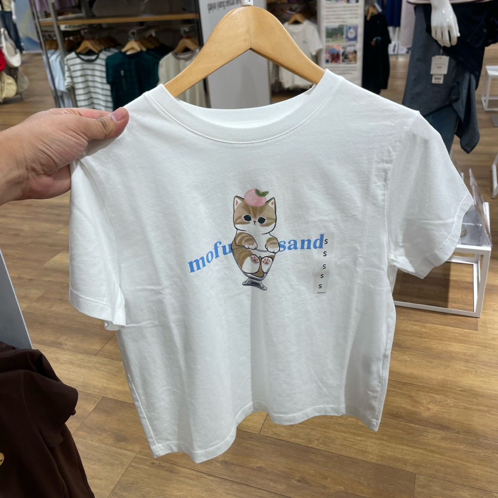 Tshirt Uniqlo Woman MOFUSAND 00 white