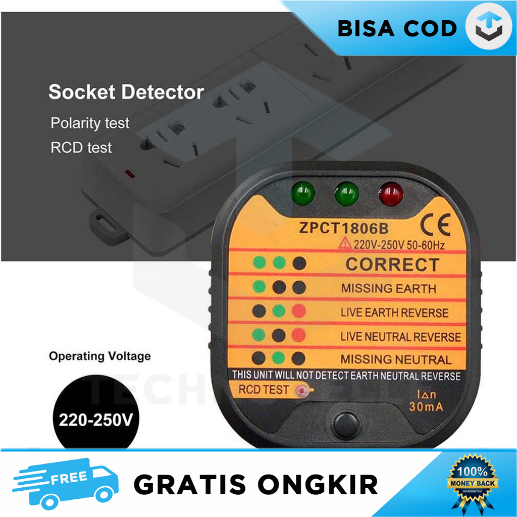 DIGITAL MULTIMETER VOLTAGE TESTER LAYAR LCD TEKNISI LISTRIK PERLENGKAPAN ELEKTRONIK SOCKET PENGUKUR 