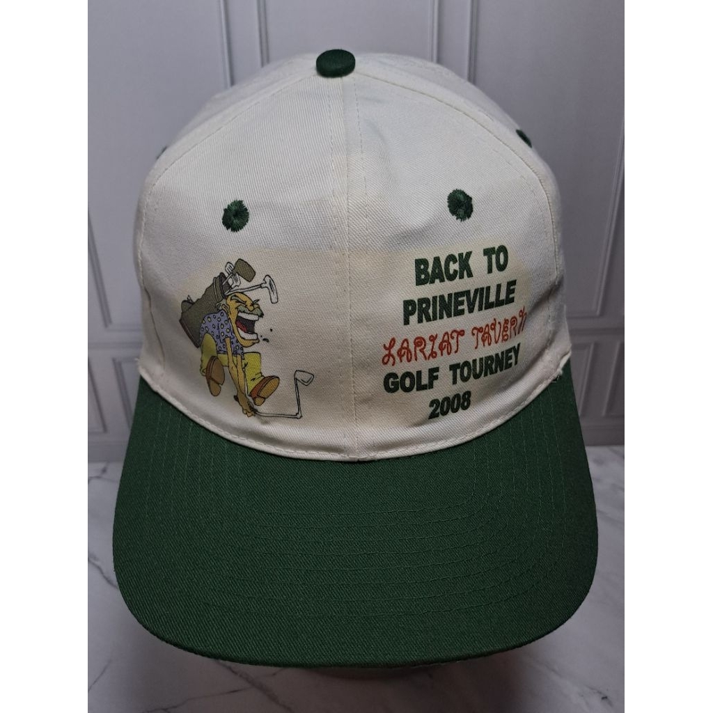 Topi Vintage Second / Preloved Back To Prineville Golf Tourney San Sun Putih Hijau Sri Lanka