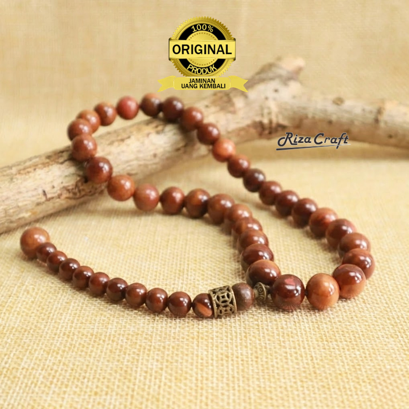 Tasbih 33 Butir Aesthetic Kayu Kokka Kaukah Koka Jumbo Besar 12mm ASLI Original 100%