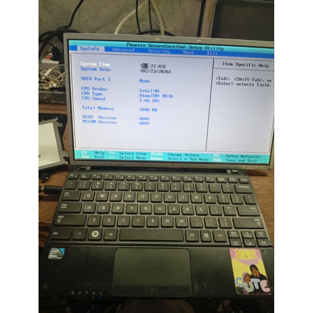 Motherboard Mobo Mesin Normal Laptop Samsung NC108 NC110 NP NC108 NC108P Intel