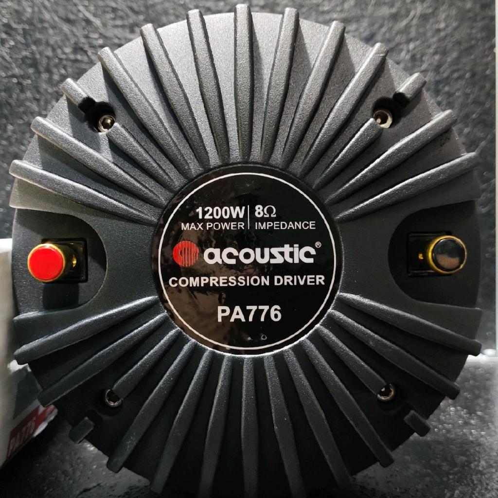 Driver Tweeter Acoustic PA776 PA 776 1200 Watt Maxx Coil 2,85 inchi Original Model Baut Bisa Spool U