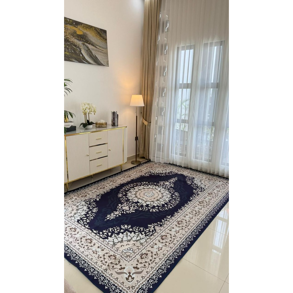 KARPET 3D JUMBO SIZE 200x300 ANTI SLIP / KARPET TURKI / KARPET MOTIF TURKI/ KARPET BOHEMIAN JUMBO / 