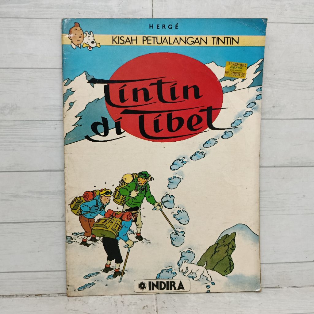 Komik Herge Kisah Petualangan Tintin Tintin Di Tibet Indira