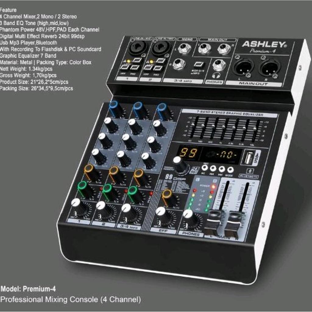 MIXER AUDIO ASHLEY PREMIUM4 PREMIUM 4