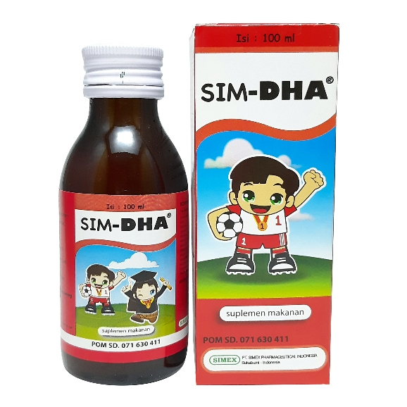 Sim DHA 100ml Sirup Vitamin Otak Anak