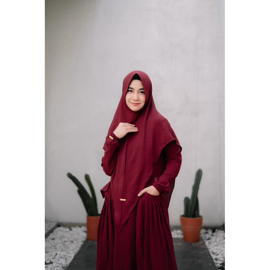 INNAYA DRESS | AR by Anisa Rahma (gamis dan khimar)