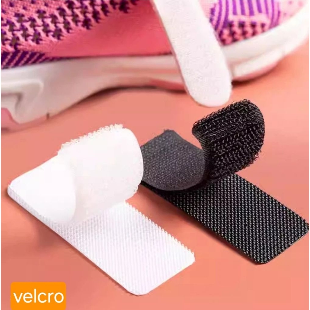 Velcro Perekat Sepatu L2,5cm x P10cm / velcro perekat tas / velcro perekat logo, topi, bordir nama