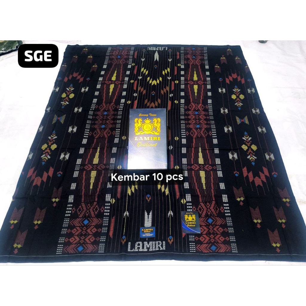 SARUNG LAMIRI BERLIAN GOLD ORIGINAL,MOTIF SGE RAYON.TERMURAH