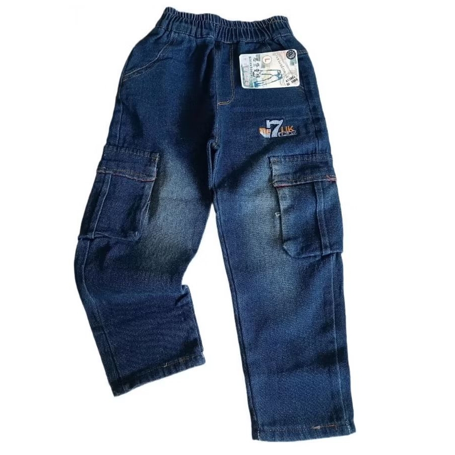 5-8 TAHUN CELANA JEANS CARGGO ANAK COWOK