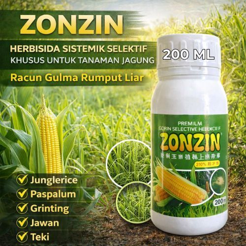 Zonzin Herbisida Sistemik Selektif Racun Rumput Khusus Tanaman Jagung Ampuh Basmi Rumput Liar & Gulm