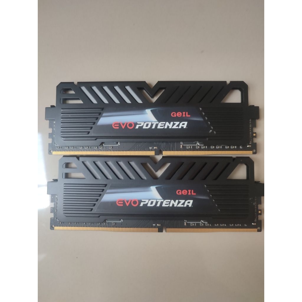 JUAL RAM EVO POTENZA GEIL 8GB 2X4GB KIT PC 4-21330