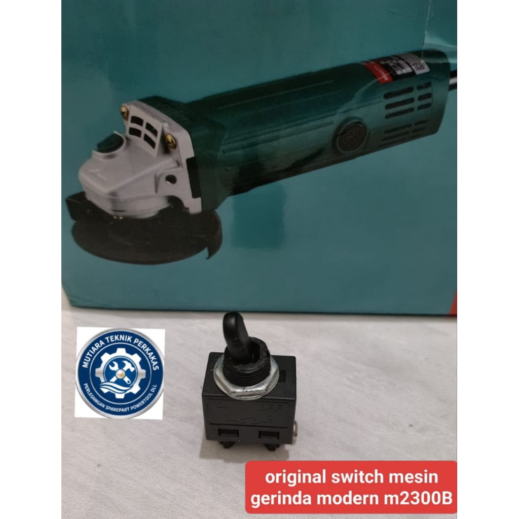 original switch mesin gerinda modern m2300b