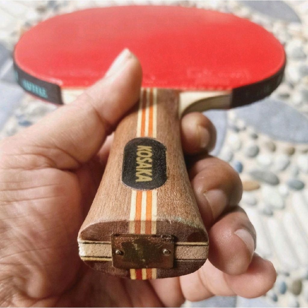 (Bekas) Bad Bat Bet Pingpong Tenis Meja Kosaka w/ Tenergy Dawai Bintik Blade