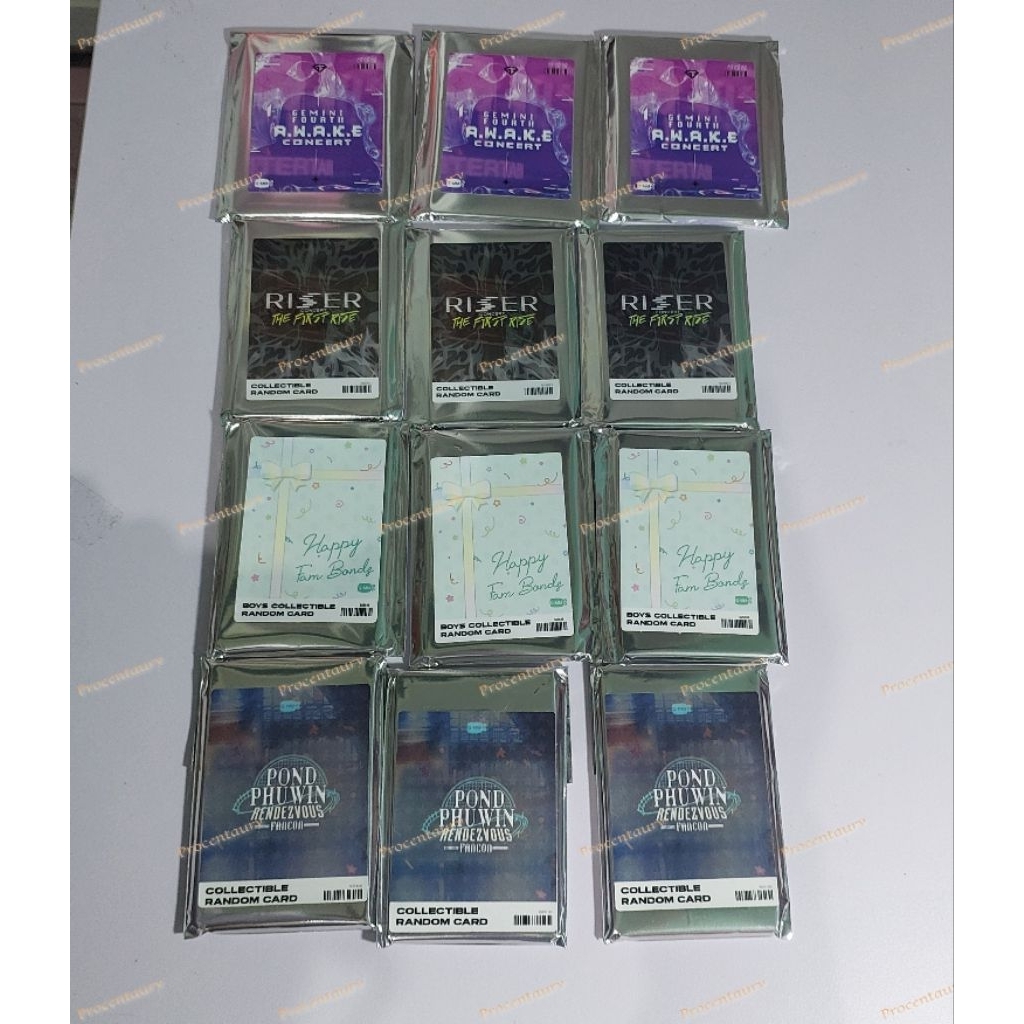 READYSTOCK CC UNSEALD BookFair Happy Fam Bonds GF A.W.A.K.E GeminiFourth Rendezvous PondPhuwin Fanco