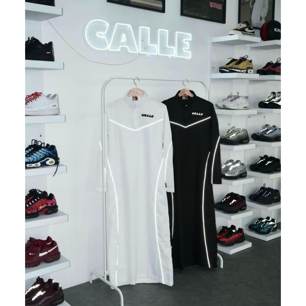 [ORIGINAL 100%] CALLE DE LARACHE JUBAH REFLECTIVE JUBAH KALCER MENYALA