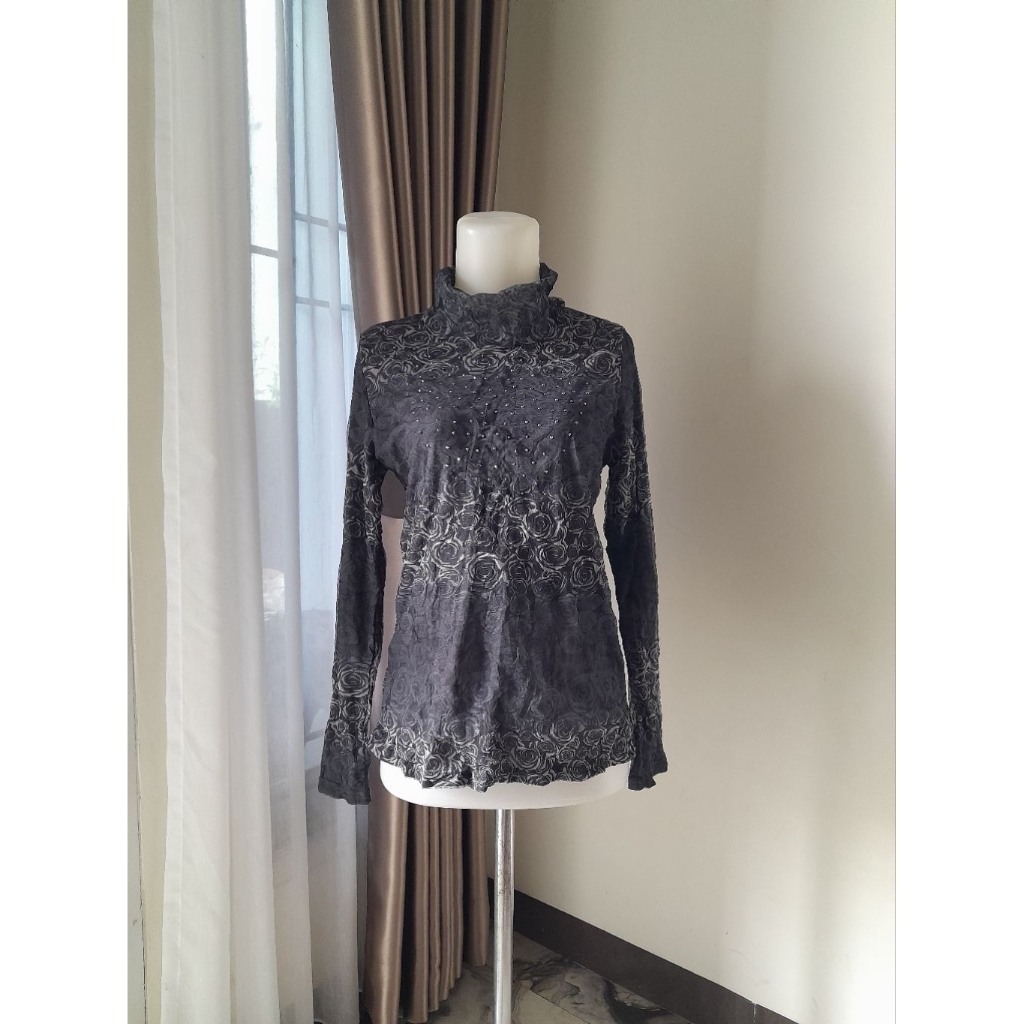 Y2k Turtleneck Longsleeve Blink, Longsleeve Blouse