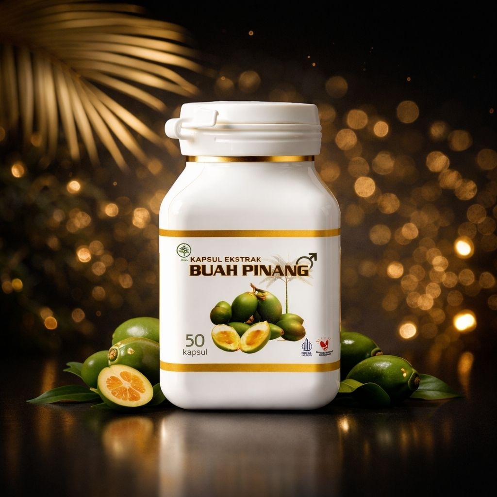 Ekstrak Buah Pinang Muda Original isi 50 Kapsul
