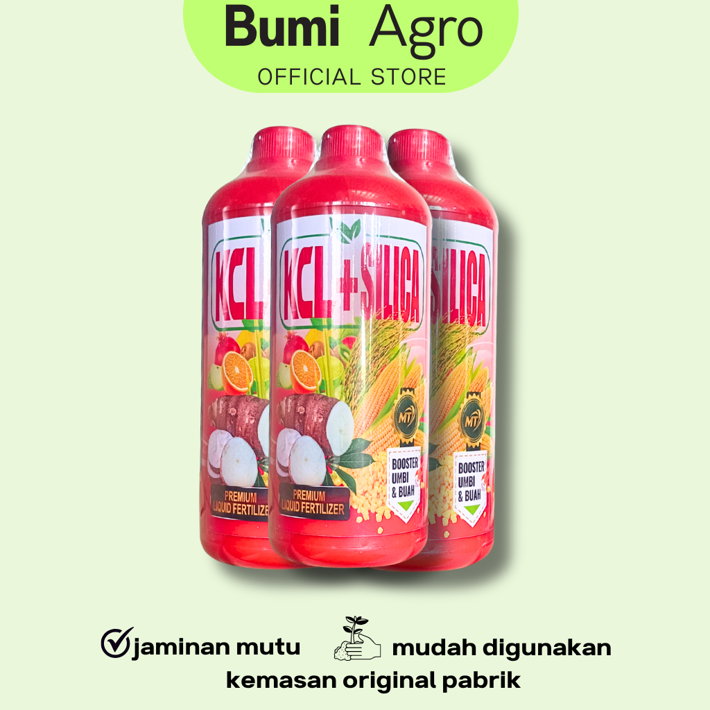 Pupuk 1 liter KCL SILICA Cap Galaxy Booster Umbi Buah Bawang Merah Manjur Ketela Jahe Kunir Kencur