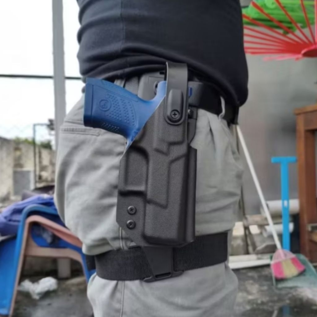 Holster CZ P10S Paha level 2 Speed Lock CZ P10S Reskrim