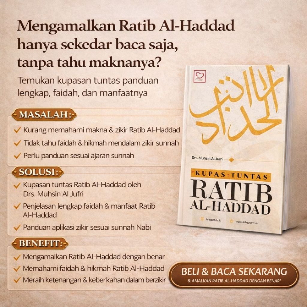 Buku Kupas Tuntas Ratib Al Haddad / Makna Ratib Al Haddad / Faidah Ratib al haddad / penjelasan rati