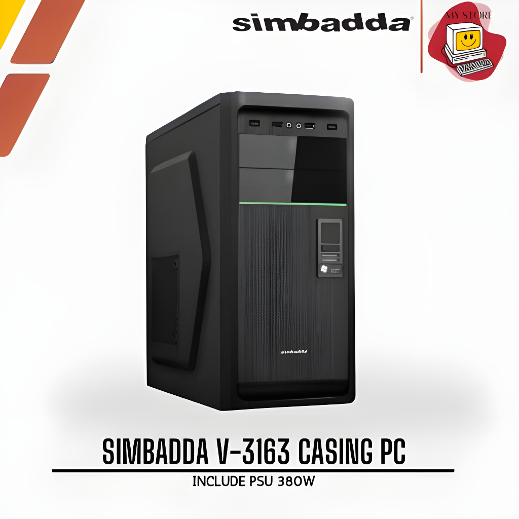 Simbadda V-3163 Casing PC + PSU 380w