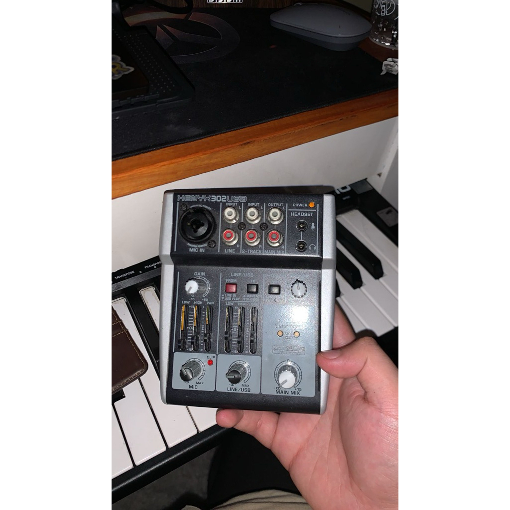 Behringer Xenyx 302 Usb Mixer Bekas Second