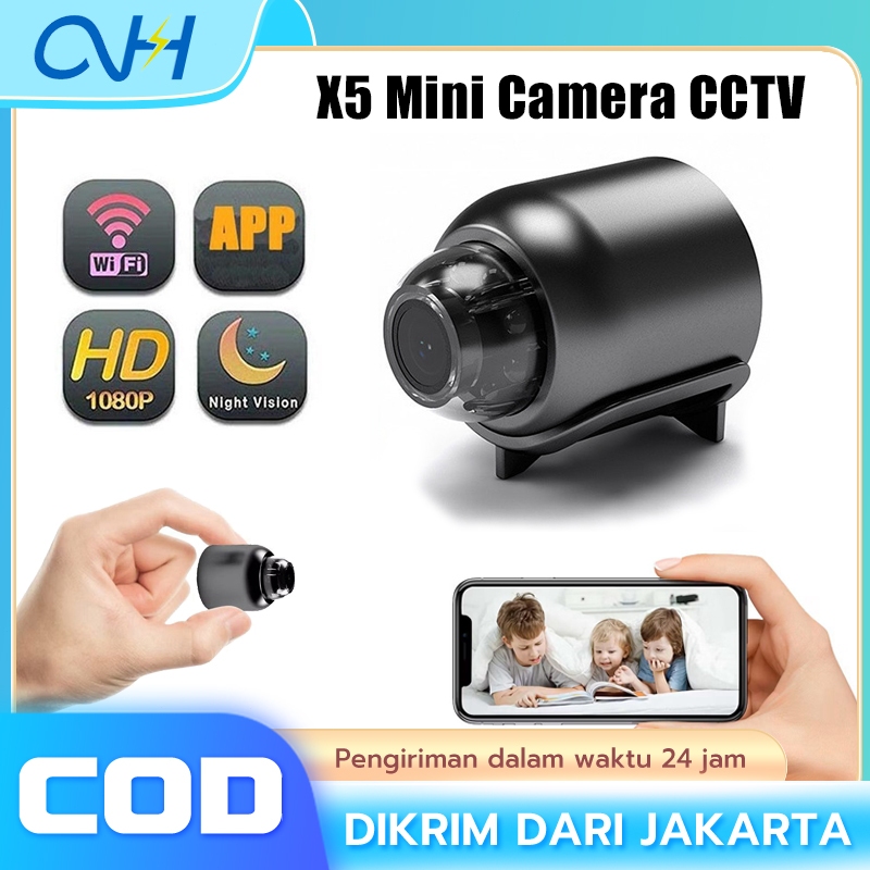 Kamera CCTV Mini Tersembunyi Tanpa Kabel 1080p Cctv Wifi Jarak Jauh Lewat Hp Camera Cctv Kamera Keci