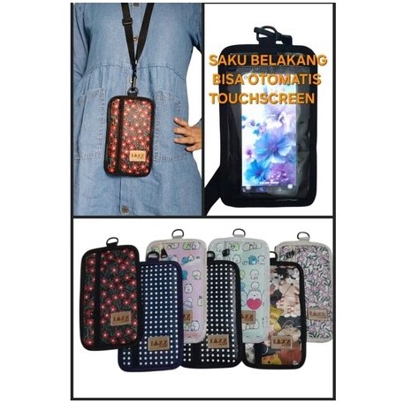 TAS HP GANTUNG MERK TAZZ TOUCHSCREEN ANTI AIR PRIA WANITA DOMPET UANG HP TAS SELEMPANG HP TAS HANDPH