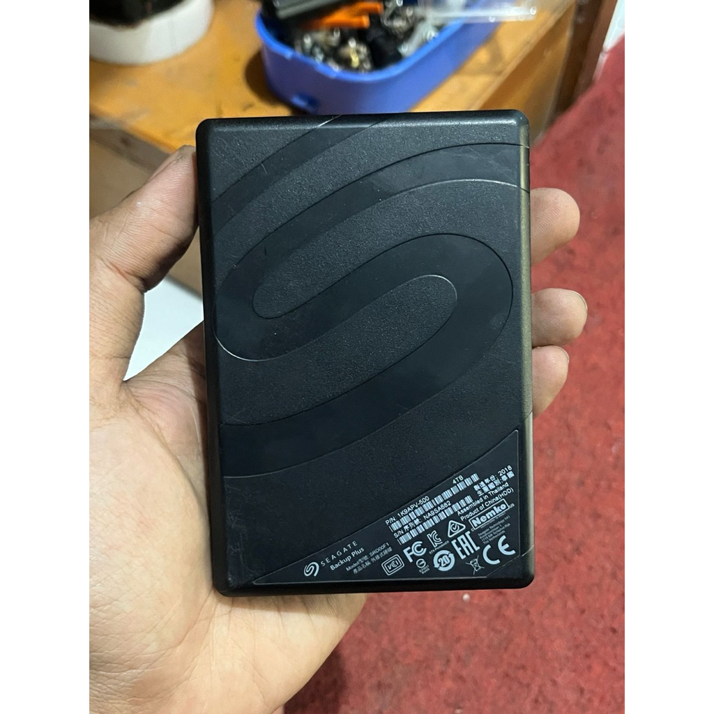 (Rusak) Hdd eksternal seagate 4tb original no detect