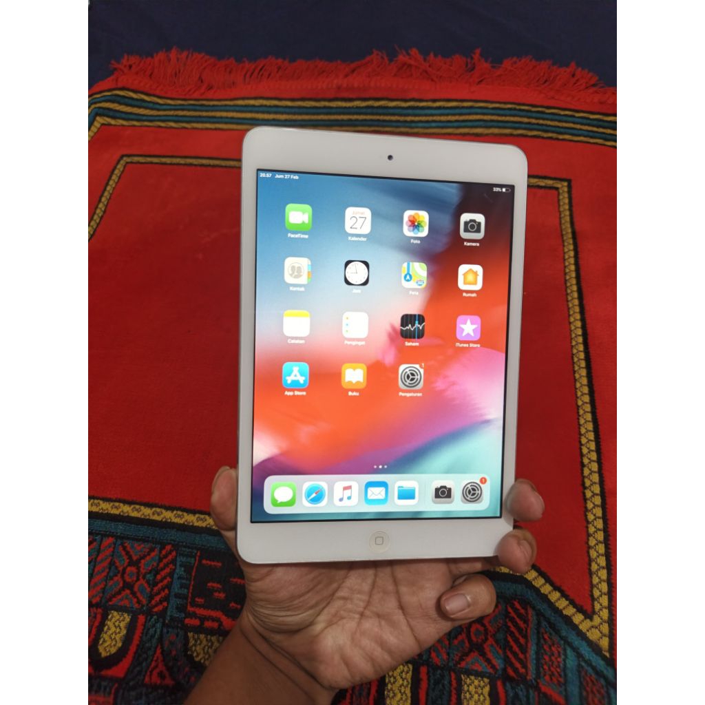 ipad mini 2 32gb mulus bagus normal layar 8in tab tablet bekas murah ipad 6