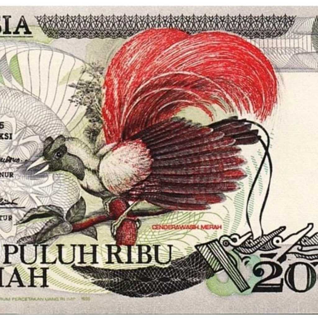 Indonesia 20000 Rupiah 992/1995 UNC-Original-Gress