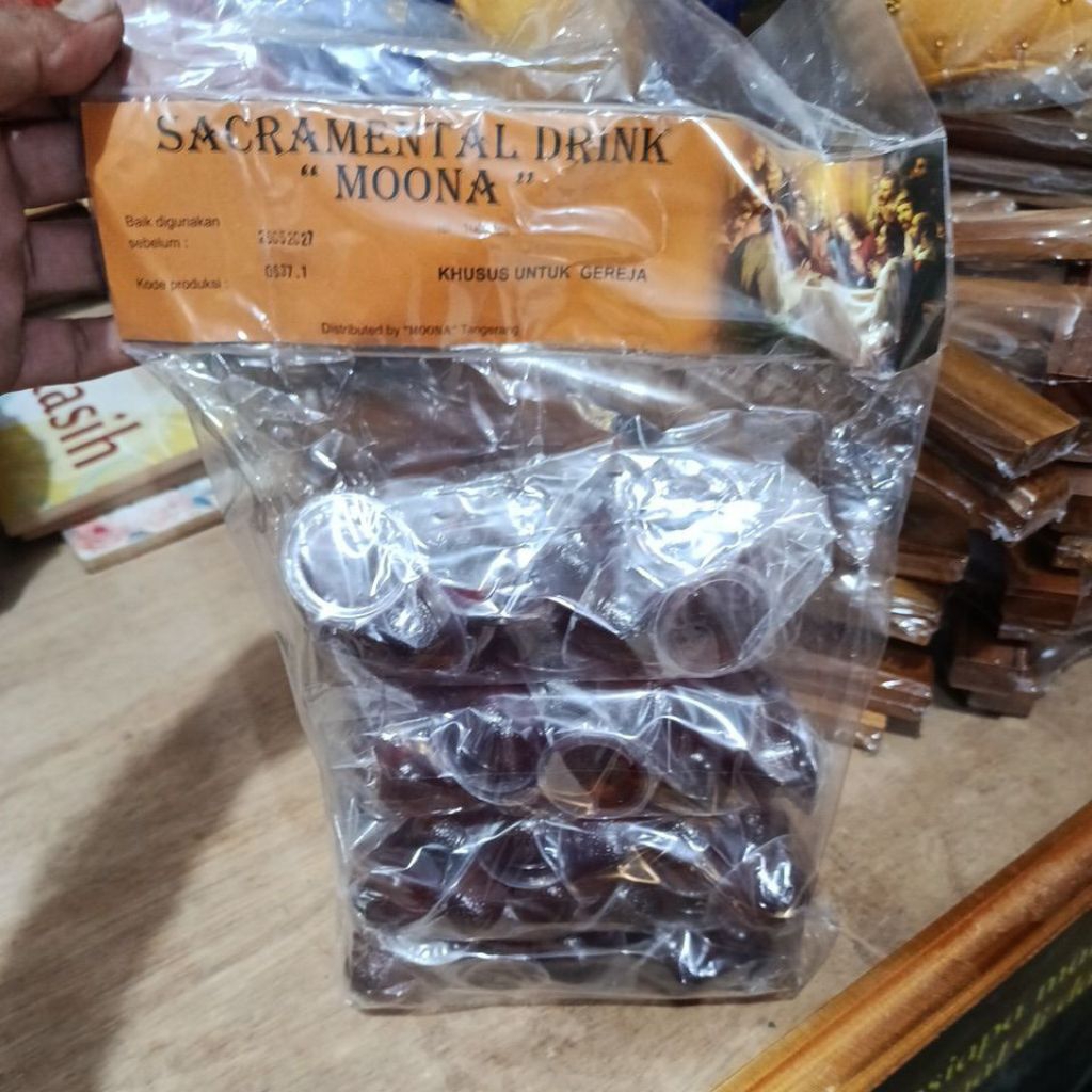 Sirup Anggur Perjamuan Kudus Monna Cup isi 100 pcs