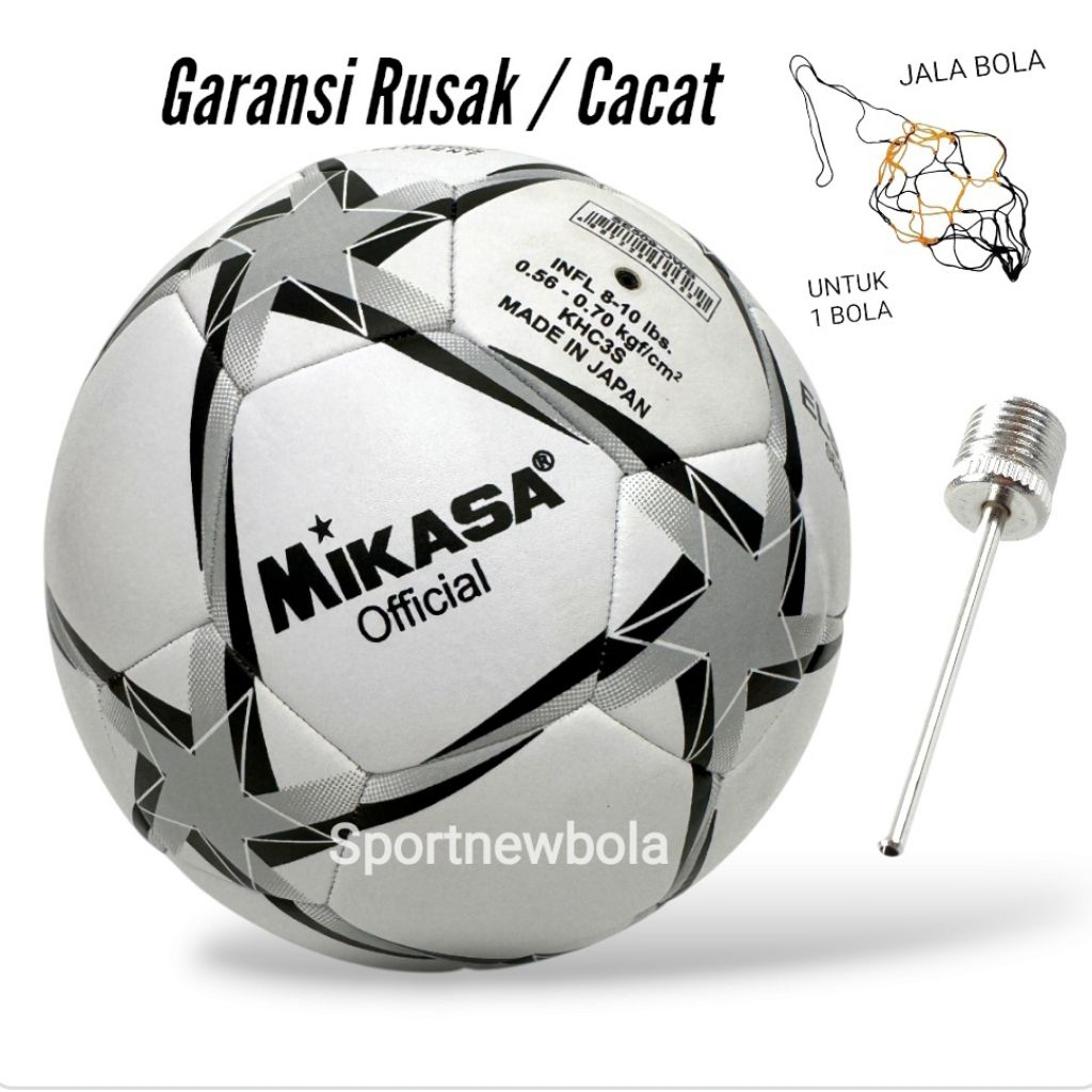 Bola Sepak Mikasa Elstar Original Size 5 Asli Jahit Bola Kaki No 5 Bola Sepak Dewasa lapangan Besar