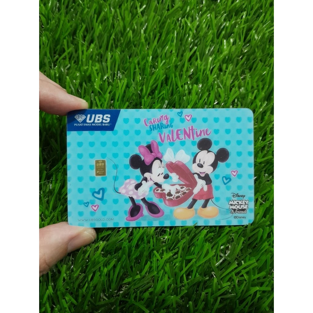 UBS gold 0.1 gr disney mickey mouse