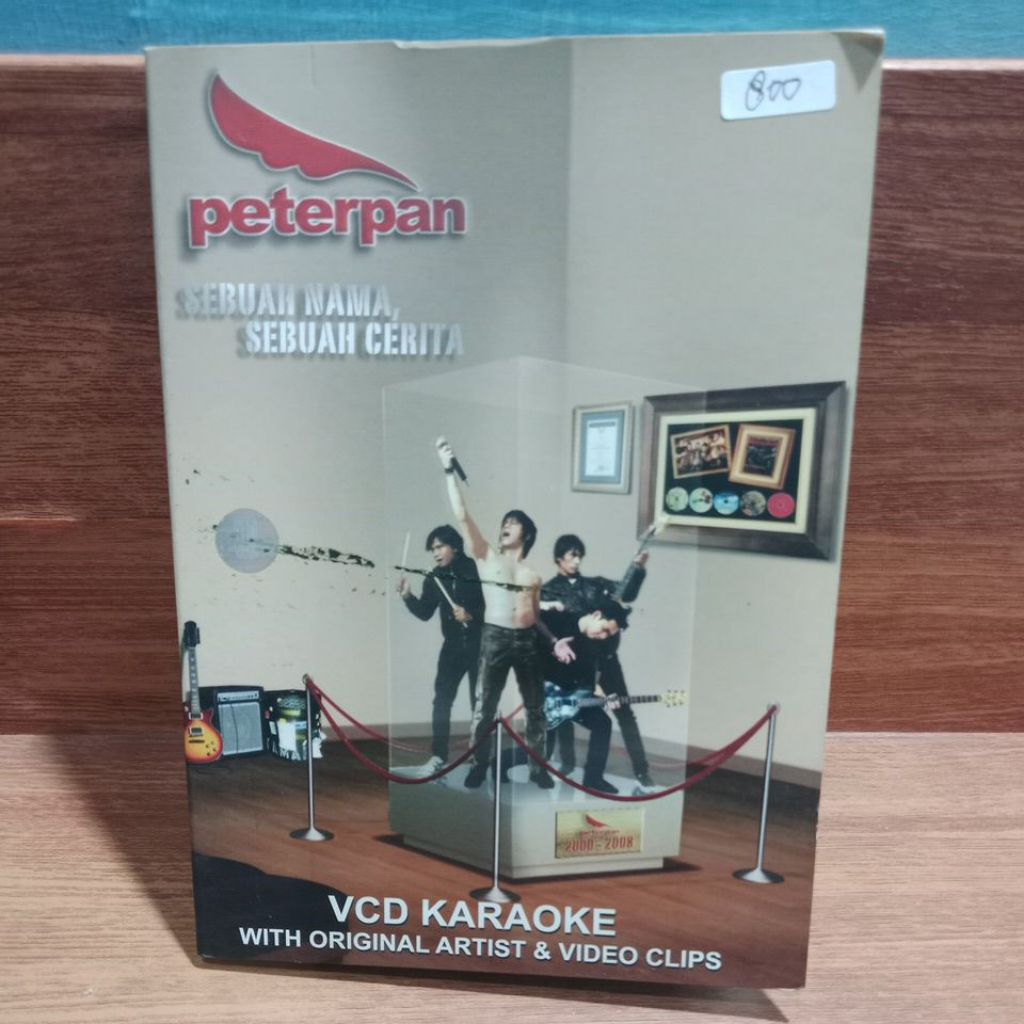 kaset vcd karaoke Peterpan+ sebuah nama sebuah cerita