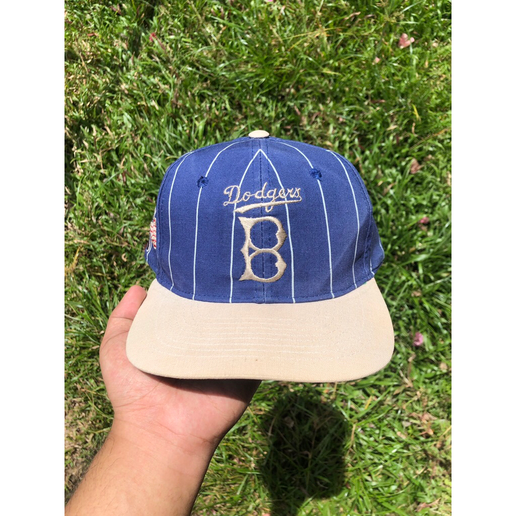 [VINTAGE] Topi Pinstripe Dodgers x Brooklyn "B" Heritage Series