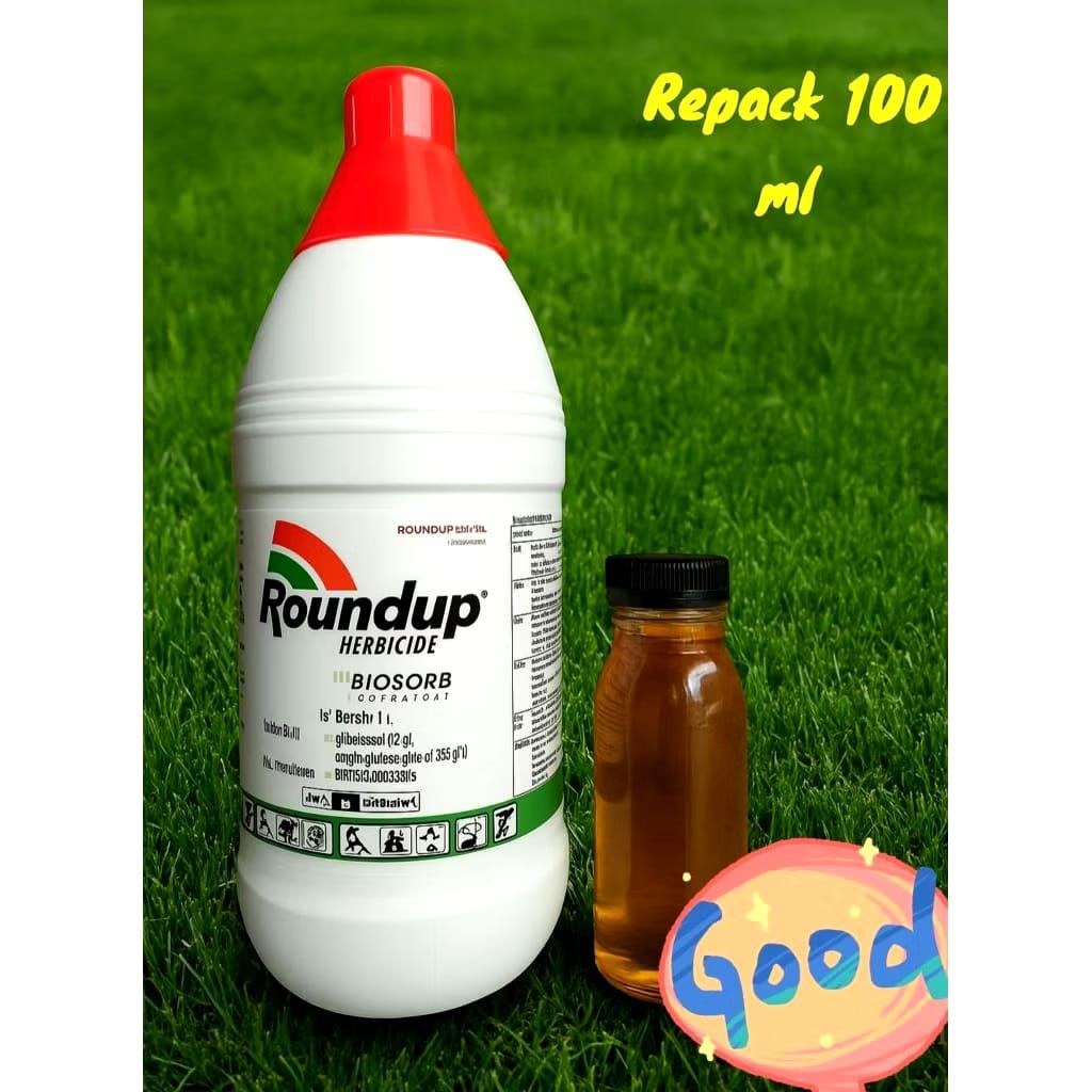 obat pembasmi rumput liar 486 SL Rondup repack 100 Ml