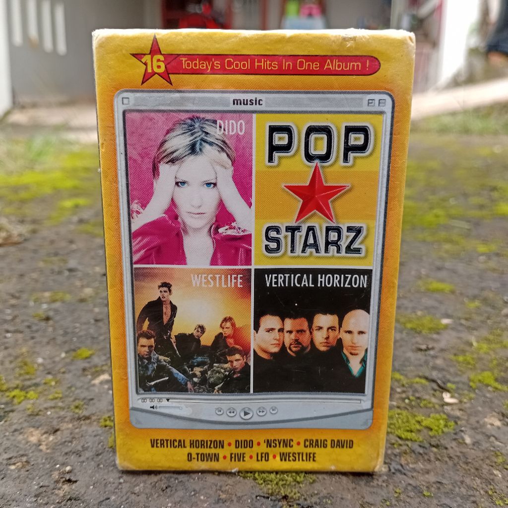 Various Artists Pop Starz (1995, BMG) Original Indonesia Cassette Tape Sealed Westlife N'sync Christ