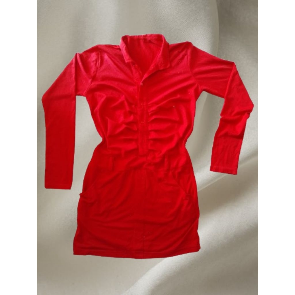 PRELOVED / DRESS SPAN / DRESS WANITA