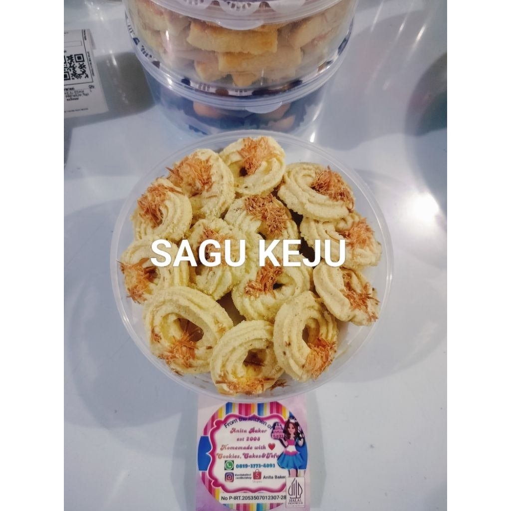 KUE KERING SAGU KEJU LUMER atau SEMPRIT LARUT LUMER