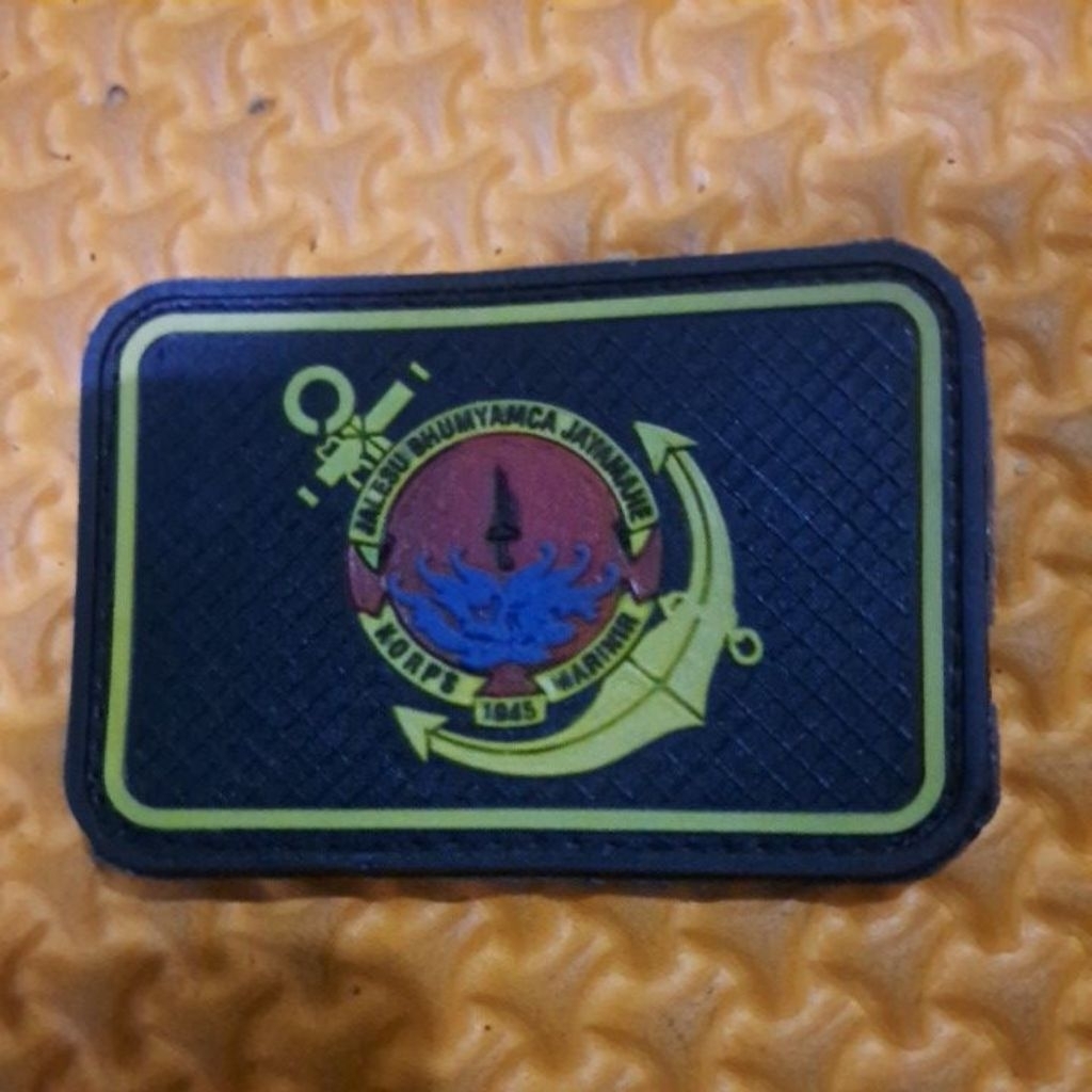 Patch rubber KORPS MARINIR