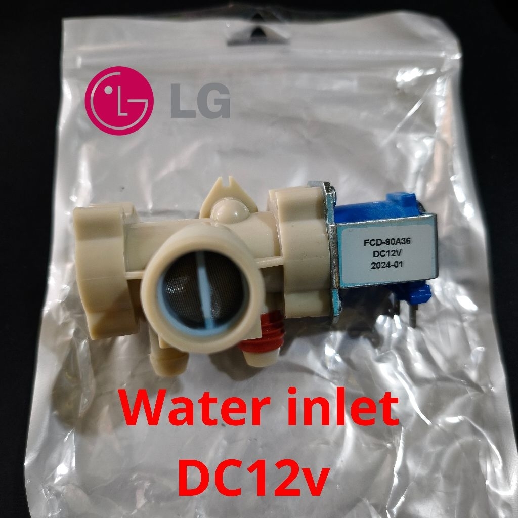 Selenoid water Valve Inlet Mesin Cuci LG DC 12V