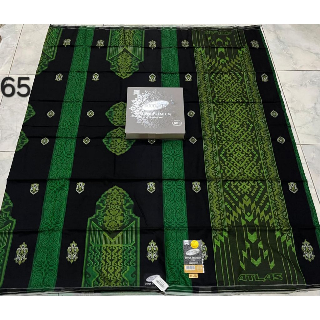 SARUNG ATLAS SUPER PREMIUM SONGKET 980 SILVER