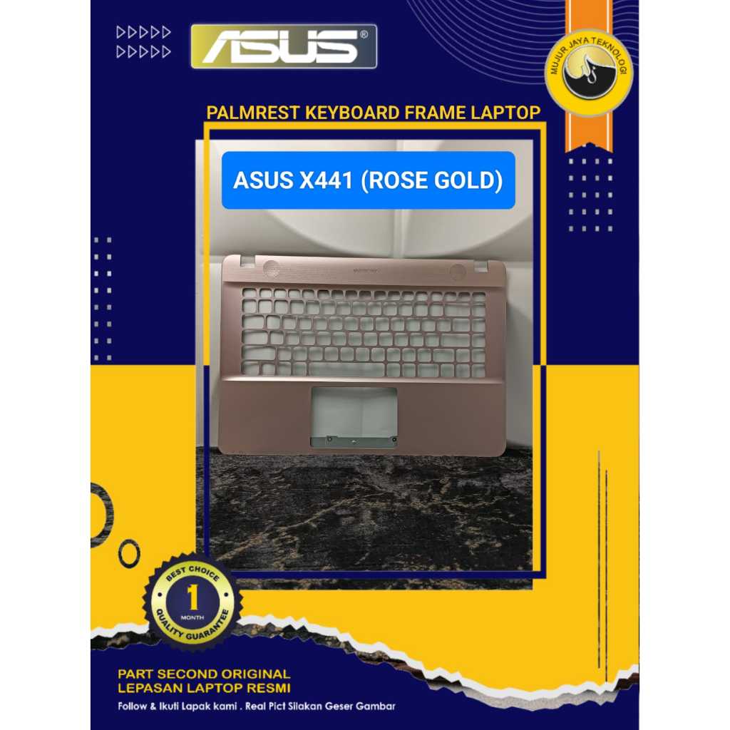 Palmrest Frame Casing Case Keyboard ASUS X441 SERIES X441S X441N X441M X441U X441B  Rose Gold Pink